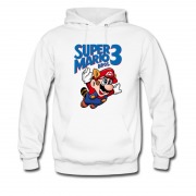 Men's Supermario 3 Bros Video Game Retro Hoodie