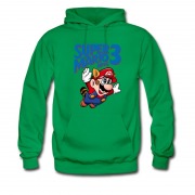 Men's Supermario 3 Bros Video Game Retro Hoodie