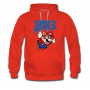 Men's Supermario 3 Bros Video Game Retro Hoodie