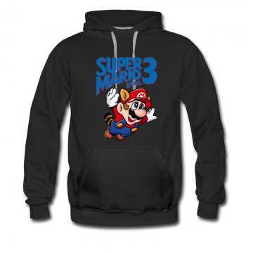 Men's Supermario 3 Bros Video Game Retro Hoodie