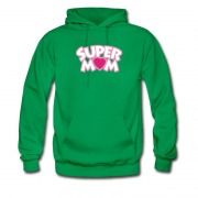 Men's Supermom Lovely Mom Mother Hoodie