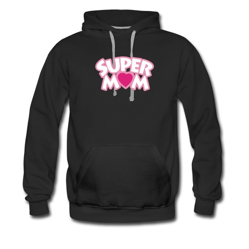 Men's Supermom Lovely Mom Mother Hoodie