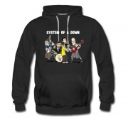 Men's SYSTEM OF THE DOWN CARTOON Hoodie