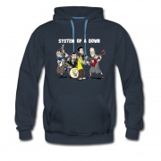 Men's SYSTEM OF THE DOWN CARTOON Hoodie