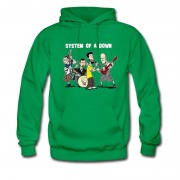 Men's SYSTEM OF THE DOWN CARTOON Hoodie