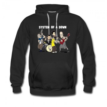 Men's SYSTEM OF THE DOWN CARTOON Hoodie