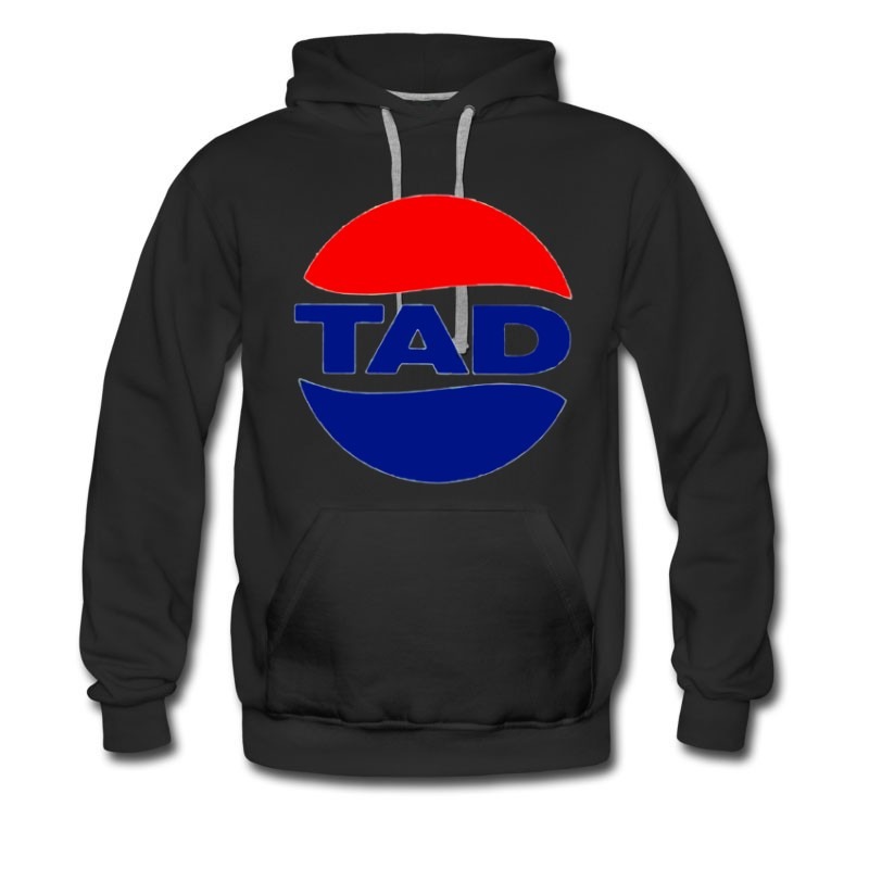 Men's Tad Grunge Rock Band Pepsi Parody Royal Blue Hoodie