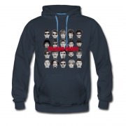 Men's Talking Heads Many face Hoodie