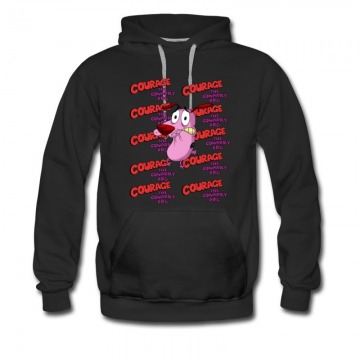 Men's The Cowardly Dog Courage Hoodie