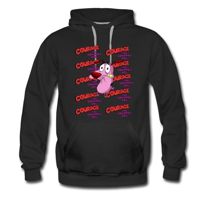 Men's The Cowardly Dog Courage Hoodie