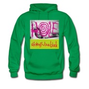 Men's The hole ducktail b/w burnblack Hoodie