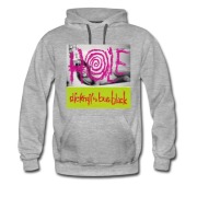 Men's The hole ducktail b/w burnblack Hoodie