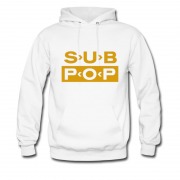 Men's The New SUB POP Recording Music Purple T- shirt S to XXL Hoodie