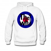 Men's The who white t-shirt Hoodie