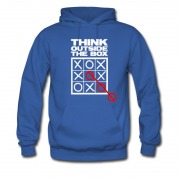 Men's THINK OUTSIDE BOX BLACK Hoodie