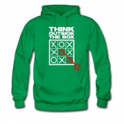 Men's THINK OUTSIDE BOX BLACK Hoodie