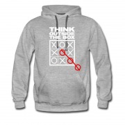 Men's THINK OUTSIDE BOX BLACK Hoodie