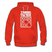 Men's THINK OUTSIDE BOX BLACK Hoodie