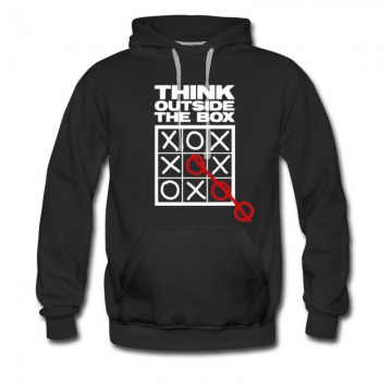 Men's THINK OUTSIDE BOX BLACK Hoodie