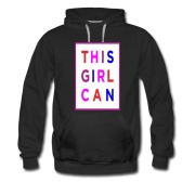 Men's This Girl Can Mix Color Hoodie