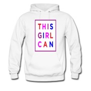 Men's This Girl Can Mix Color Hoodie