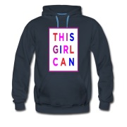 Men's This Girl Can Mix Color Hoodie