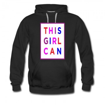 Men's This Girl Can Mix Color Hoodie
