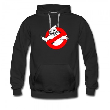 Men's Troll Face Ghostbuster Hoodie