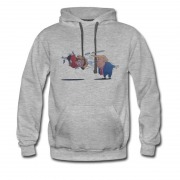 Men's trumph and hillary Hoodie