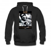 Men's U2 The Golden Unplugged Rock Music Hoodie
