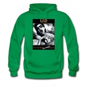 Men's U2 The Golden Unplugged Rock Music Hoodie