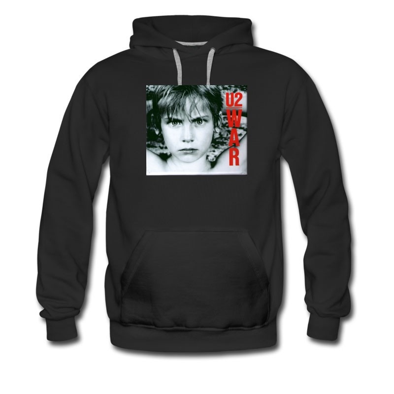 Men's U2 War Album Rock Music Hoodie