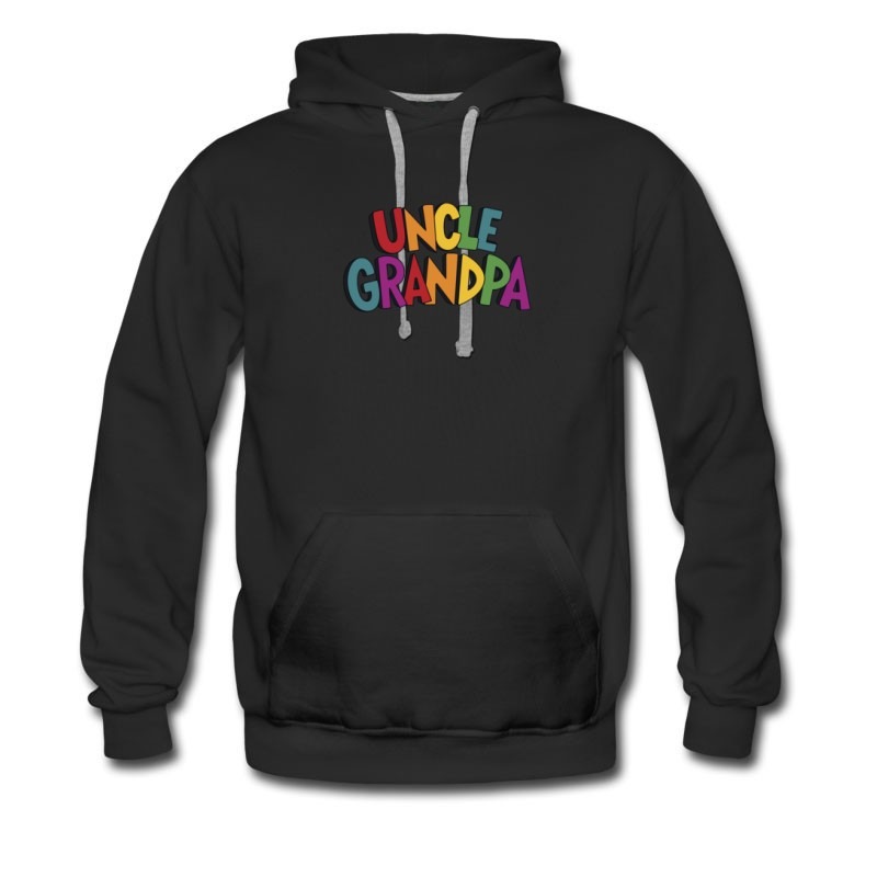 Men's Uncle Grandpa Cartoon Style Hoodie