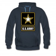 Men's U.s.army Hot Logo Design Hoodie