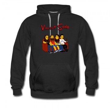 Men's Violent Soho Family Guy The Simpson Cartoon Hoodie