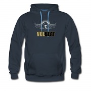 Men's Voltbeat Skull Wings Logo Cover Hoodie