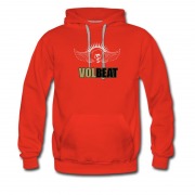 Men's Voltbeat Skull Wings Logo Cover Hoodie