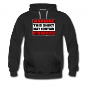 Men's Warnign Content Hoodie