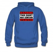 Men's Warnign Content Hoodie