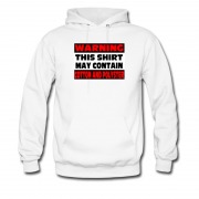 Men's Warnign Content Hoodie