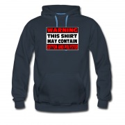 Men's Warnign Content Hoodie