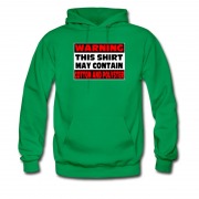 Men's Warnign Content Hoodie
