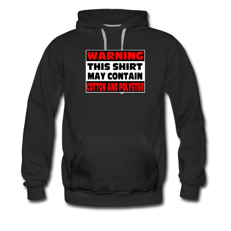 Men's Warnign Content Hoodie