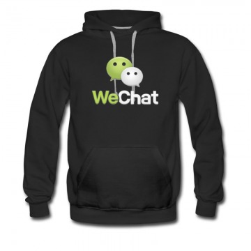 Men's We Chat We Love We Chat Sosial Hoodie