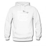 Men's When The Boogeyman Goes To Sleep He Checks U Hoodie