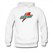 Men's White Gatorade Drinking Energy Logo Apparel Hoodie