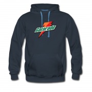 Men's White Gatorade Drinking Energy Logo Apparel Hoodie