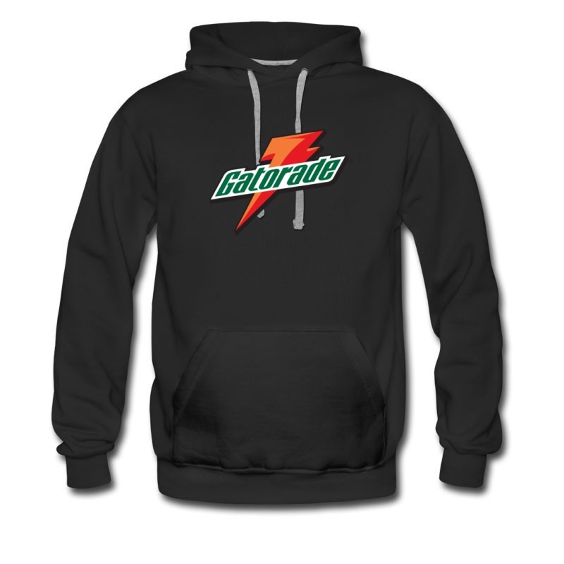 Men's White Gatorade Drinking Energy Logo Apparel Hoodie