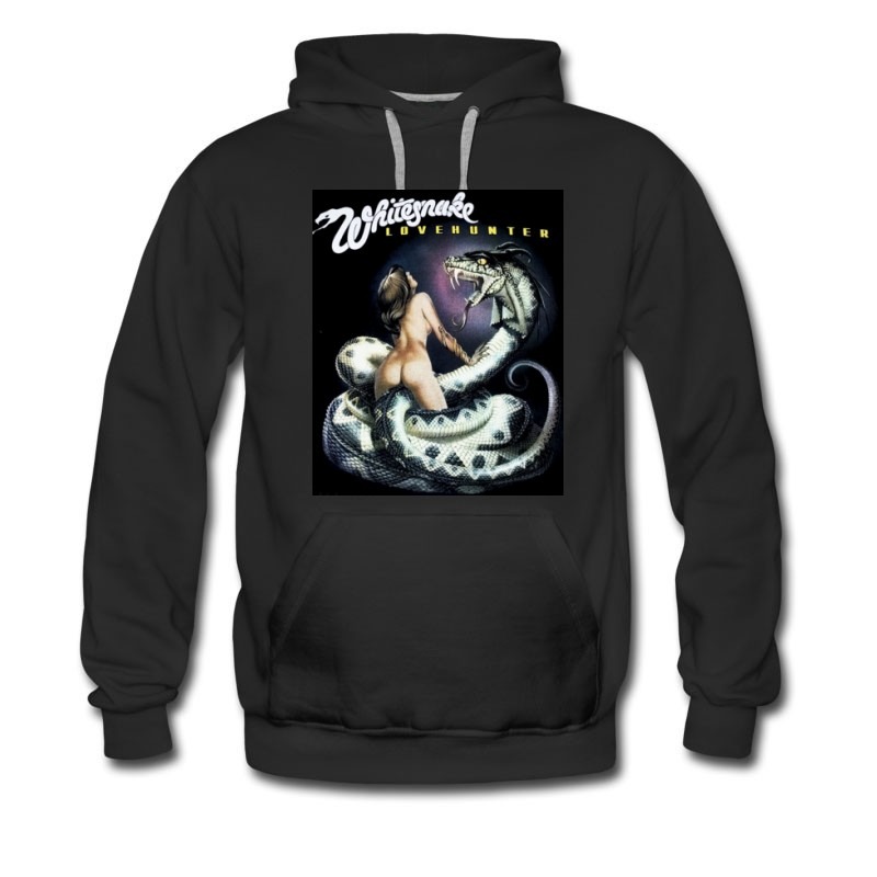 Men's white snake lovehunter Hoodie