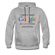 Men's WIFE AND GOOGLE Hoodie